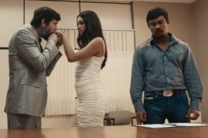 Egídio (Vladimir Brichta) se casando com Eliana (Sophie Charlotte) em 