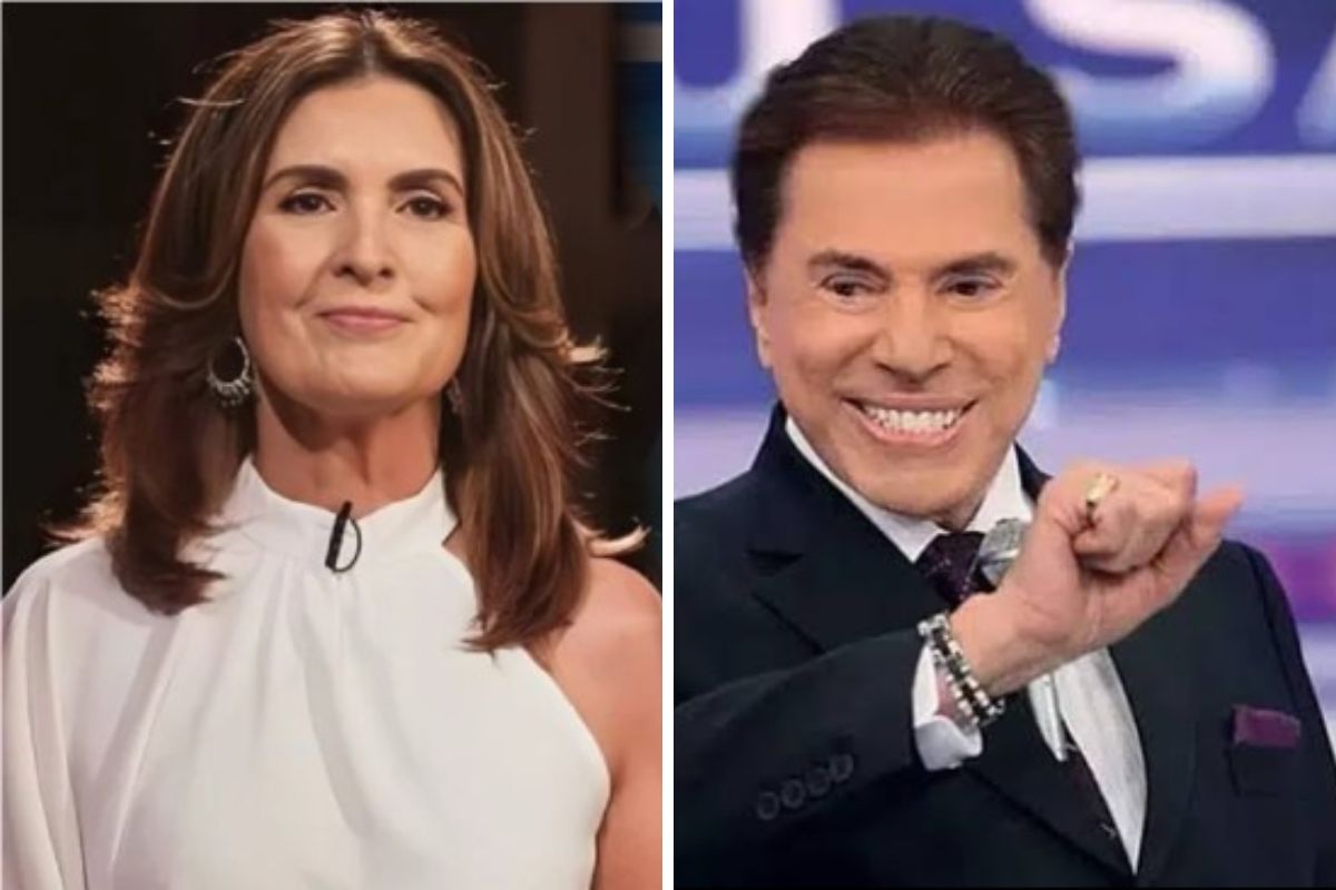 Fátima Bernardes lamenta morte de Silvio Santos