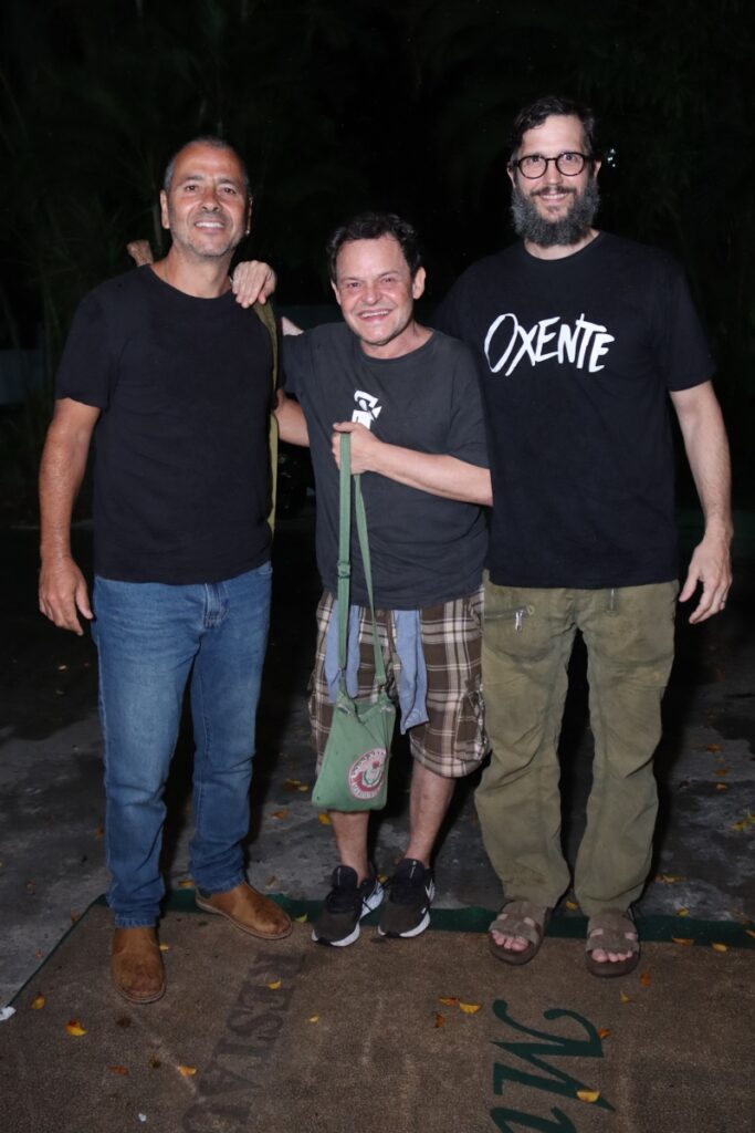 Festa de encerramento de Renascer - Marcos Palmeira, Matheus Nachtergaele e Vladimir Brichta