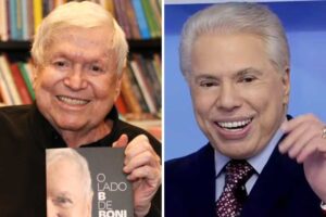 fotomontagem de boni e silvio santos