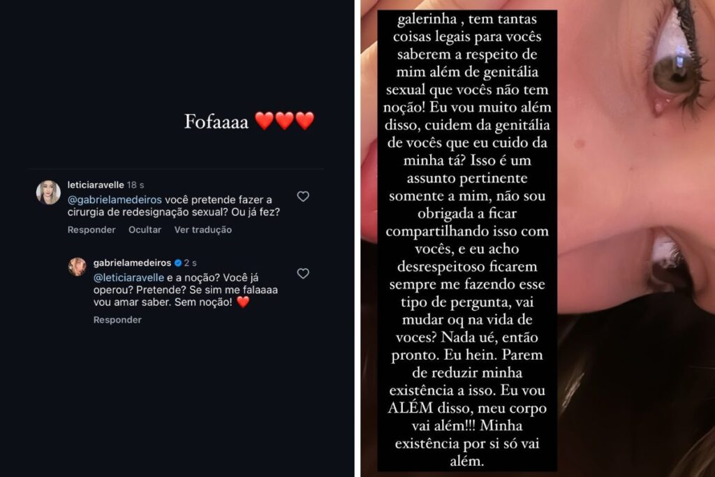 Gabriela Medeiros exibe postagens invasivas