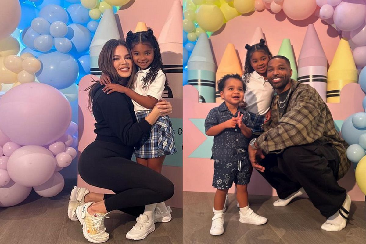 Khloe Kardashian, Tristan Thompson, True e Tatum