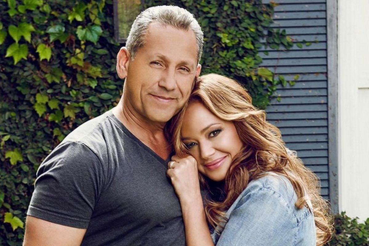 Leah Remini com o marido