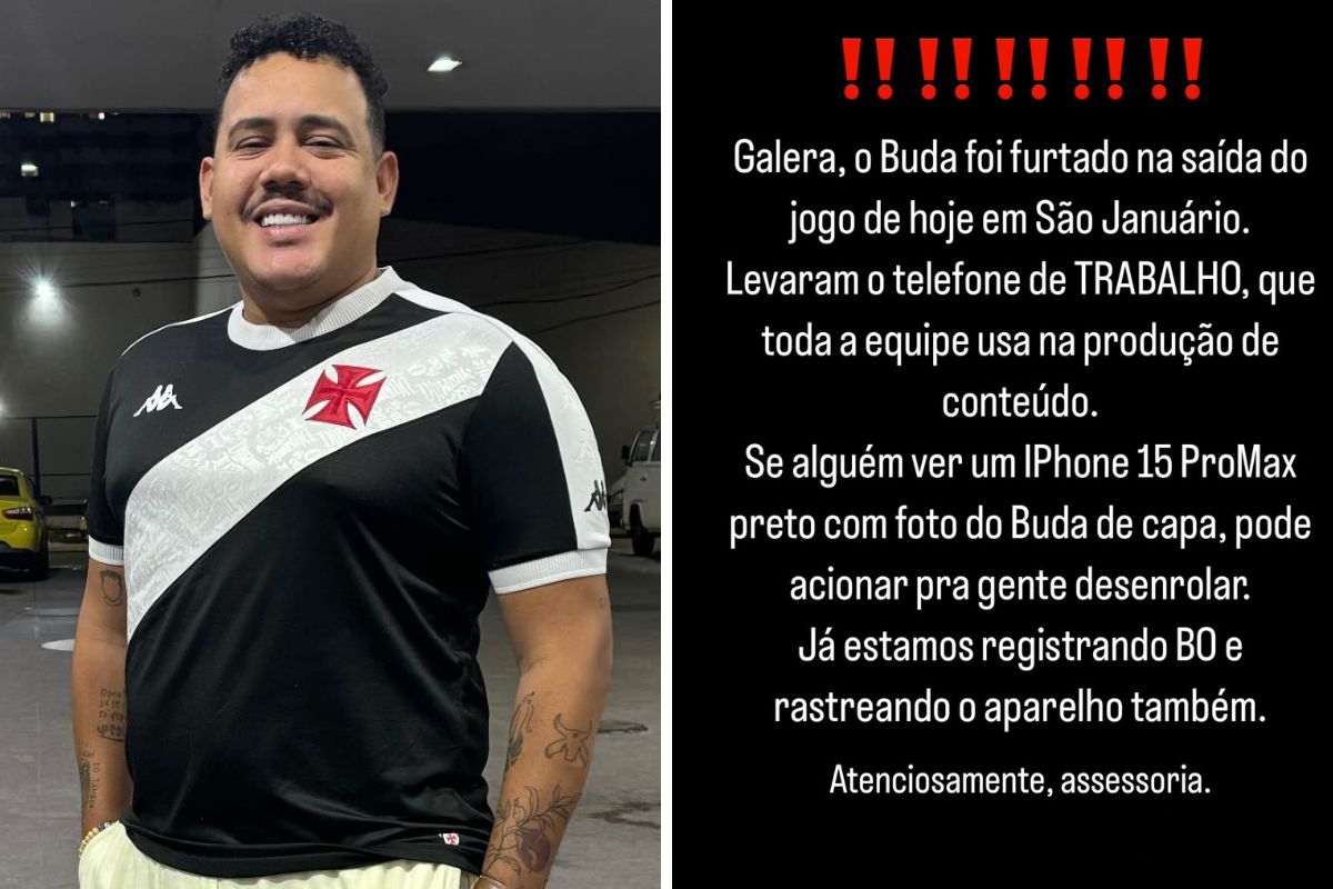 Lucas Buda foi vítima de furto no Rio