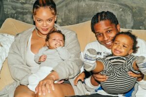 Rihanna, A$AP Rocky e os filhos