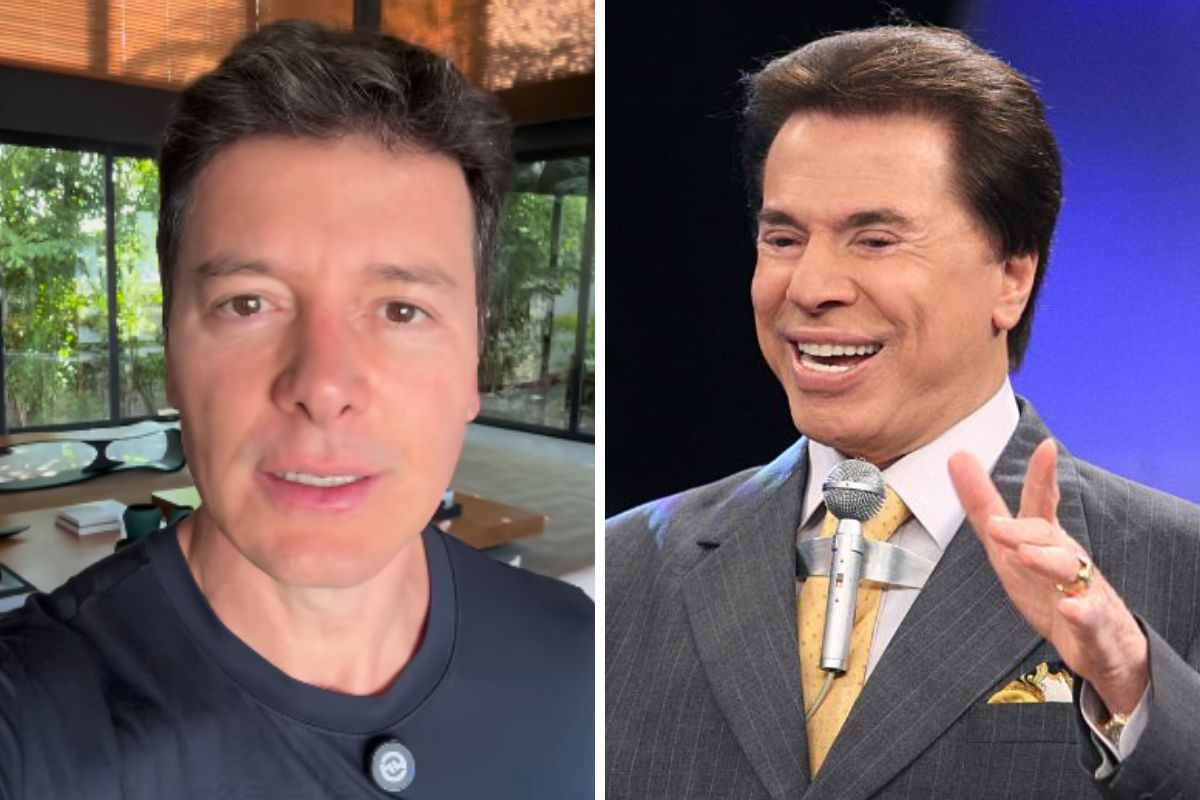 Rodrigo Faro e Silvio Santos