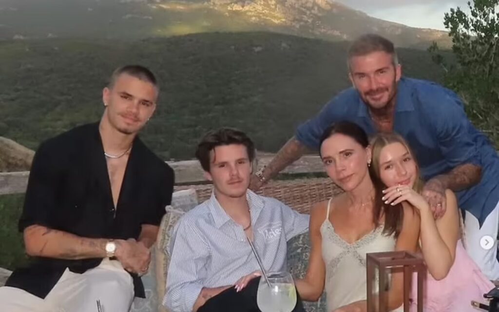 Victoria Beckham, David Beckham e filhos