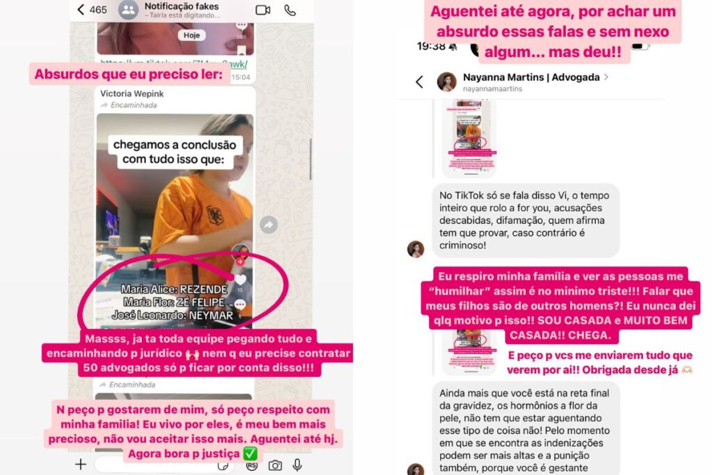 Virginia Fonseca mostrou algumas publicações nas redes sociais