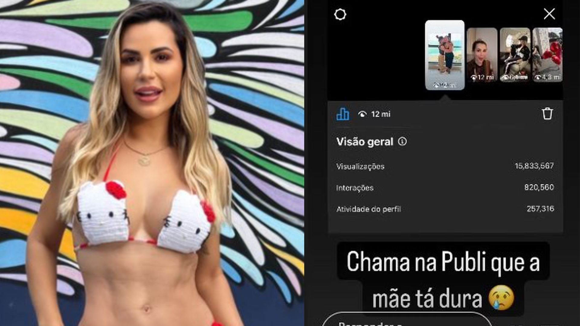 Deolane Bezerra pede por mais publicidade