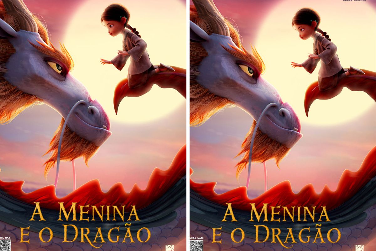 a menina e o dragão