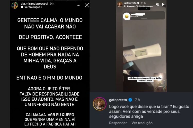 Bia Miranda e Gato Preto movimentaram as redes sociais sobre o assunto