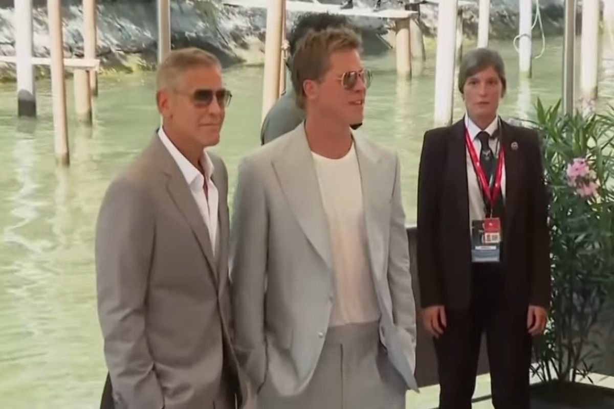 George Clooney, Brad Pitt em Veneza