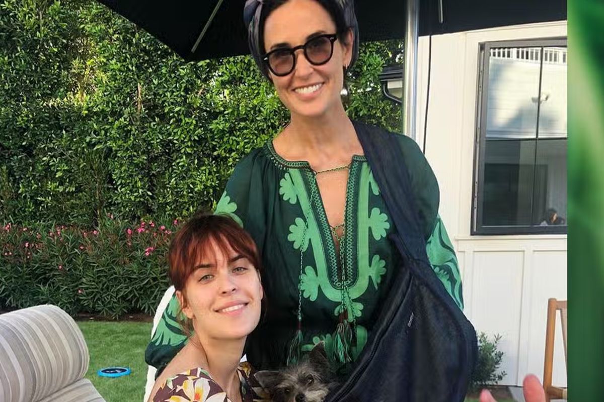 Demi Moore e a filha Tallulah Willis