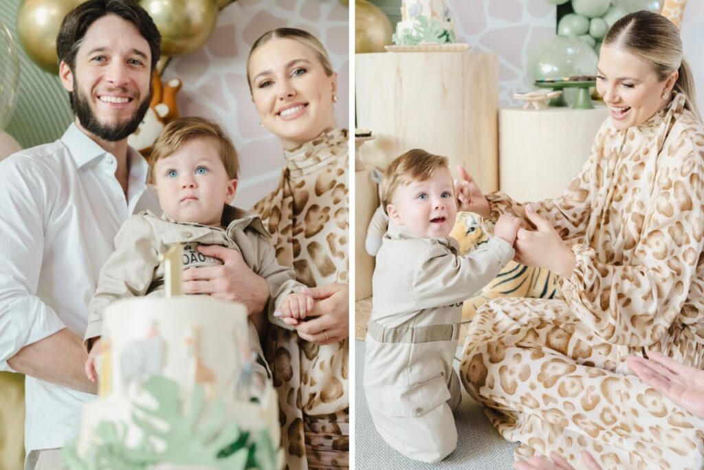 Marthina Brandt com o filho João Gabriel