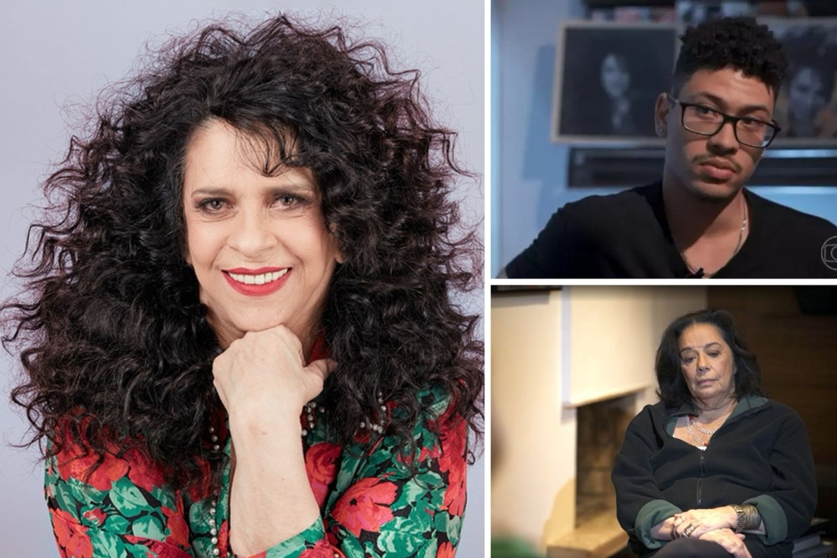 Gal Costa, filho Gabriel e ex-companheira Wilma Petrilho