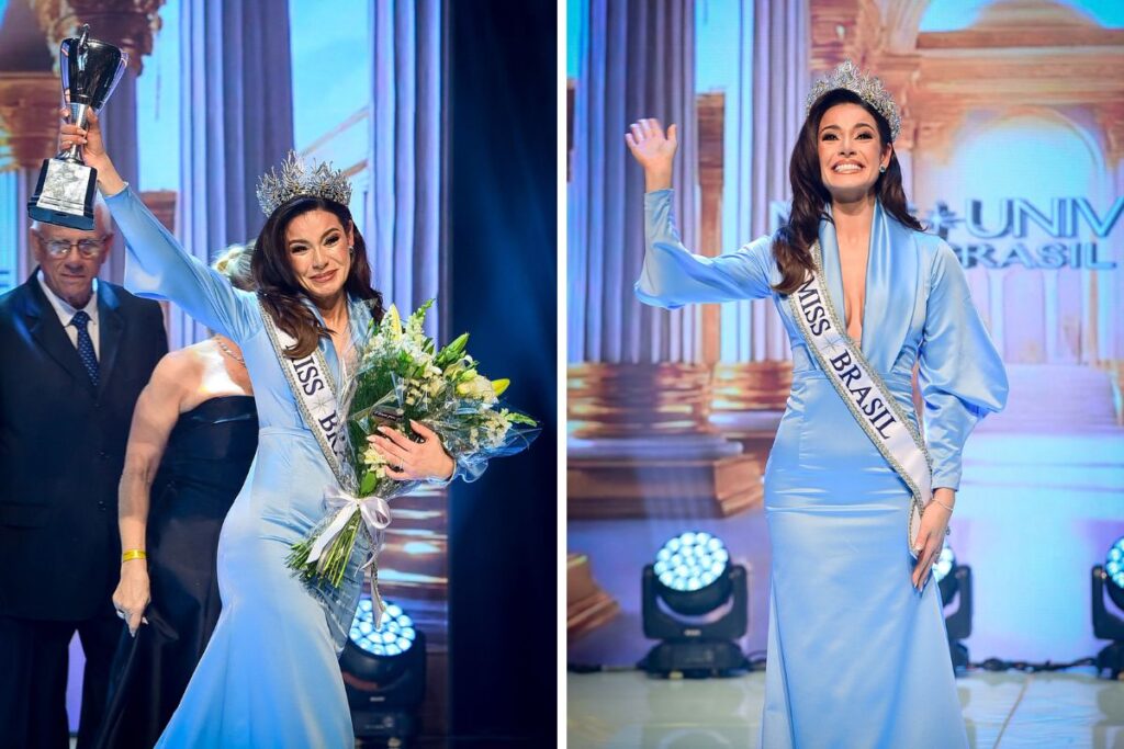 Julia Gama foi apresentadora do evento e foi Vice Miss Universo em 2020