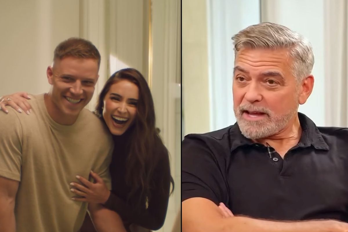 Olivia Culpo e Christian McCaffrey / George Clooney