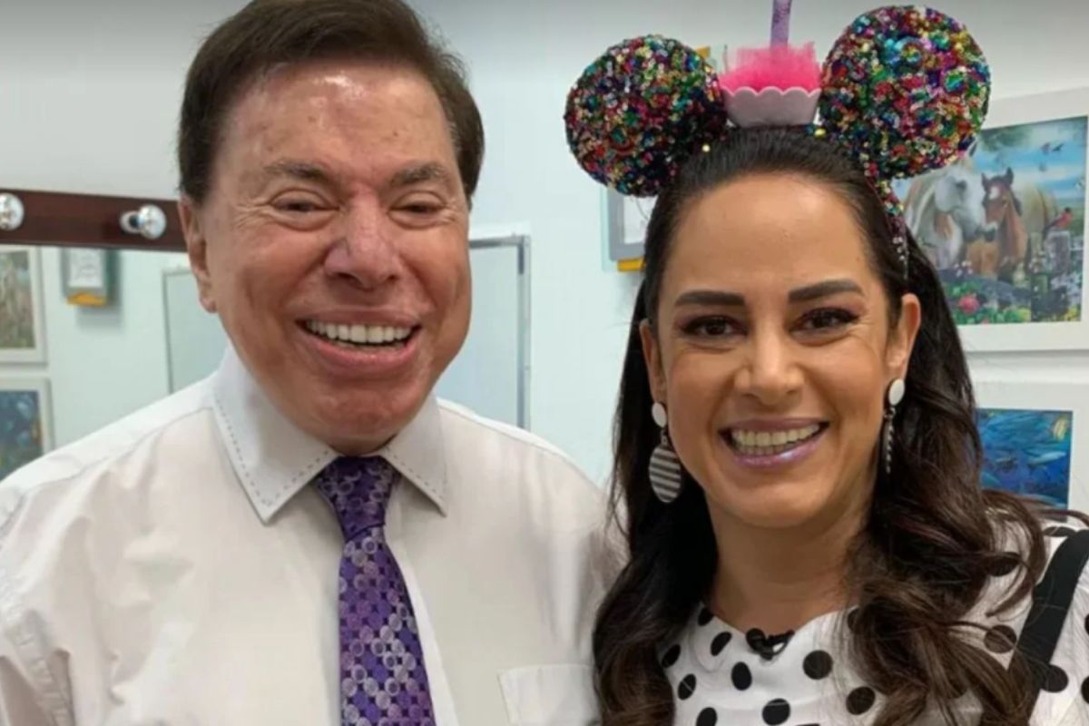 Silvio Santos e Silvia Abravanel