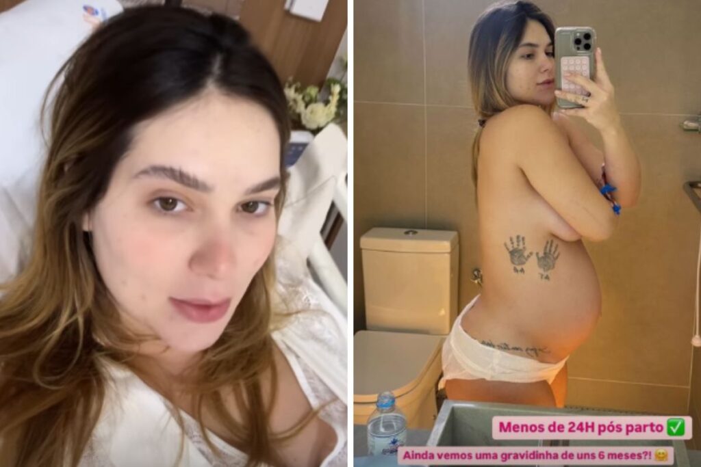 Virginia Fonseca mostra o corpo 24 horas após o parto