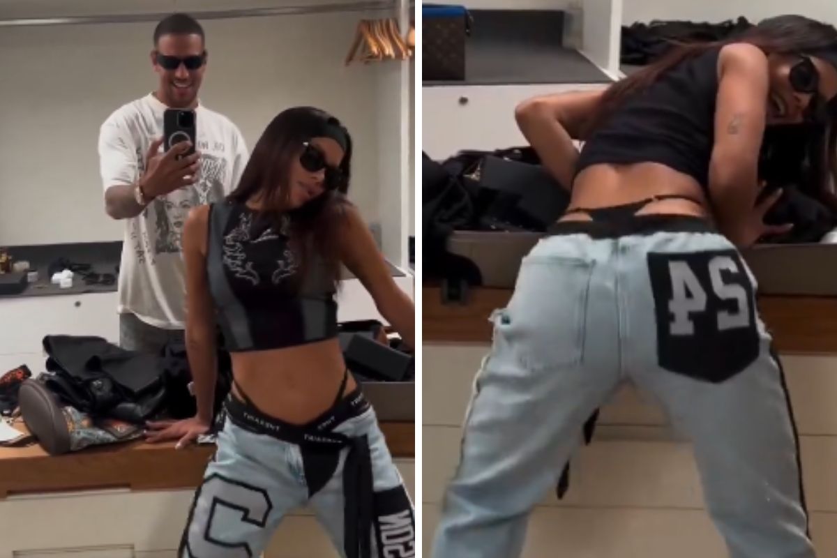 Anitta rebola para o namorado