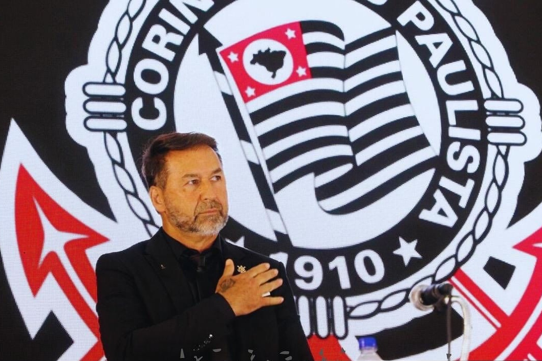 Augusto Melo, presidente do Corinthians