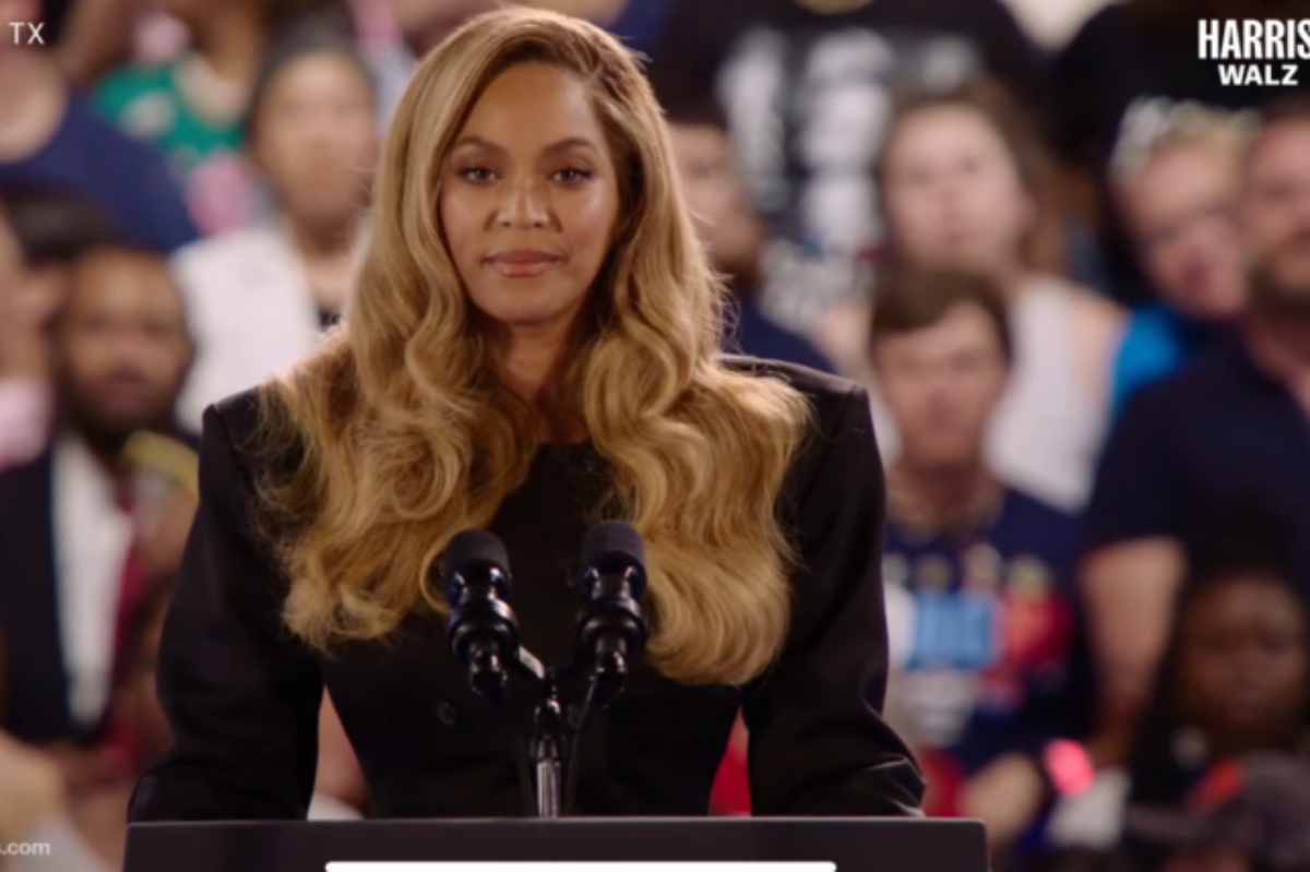 Beyoncé no comício de Kamala Harris