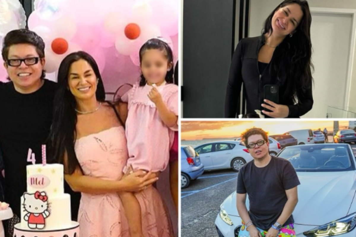 DJ Ivis, Pamella Holanda e a filha do ex-casal