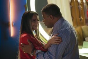 Edson (Ailton Graça) e Rosana (Viviane Araújo) em