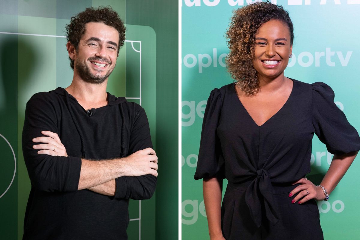 Felipe Andreoli e Karine Alves