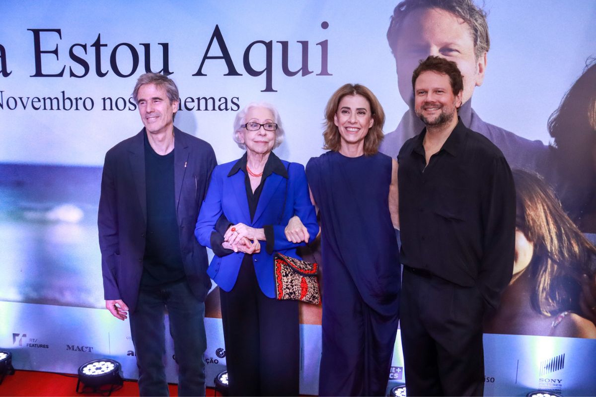 Walter Salles, Fernanda Montenegro, Fernanda Torres e Selton Mello