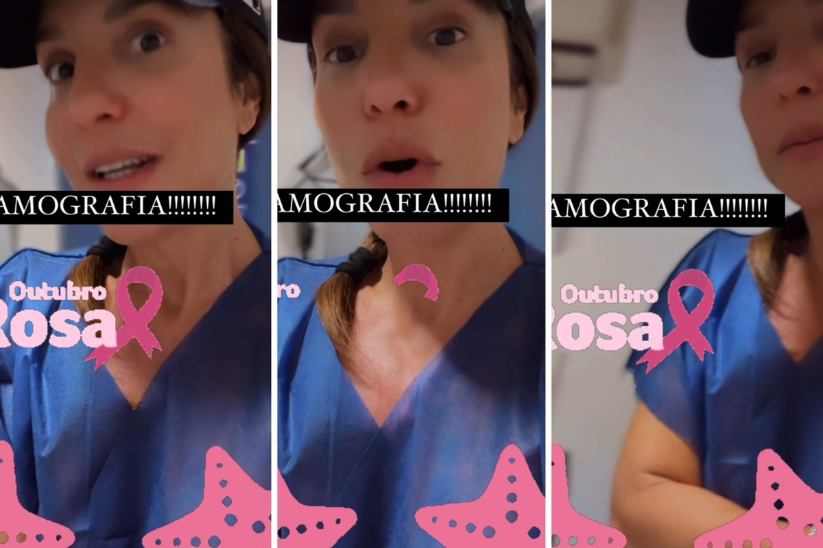 Ivete Sangalo faz mamografia