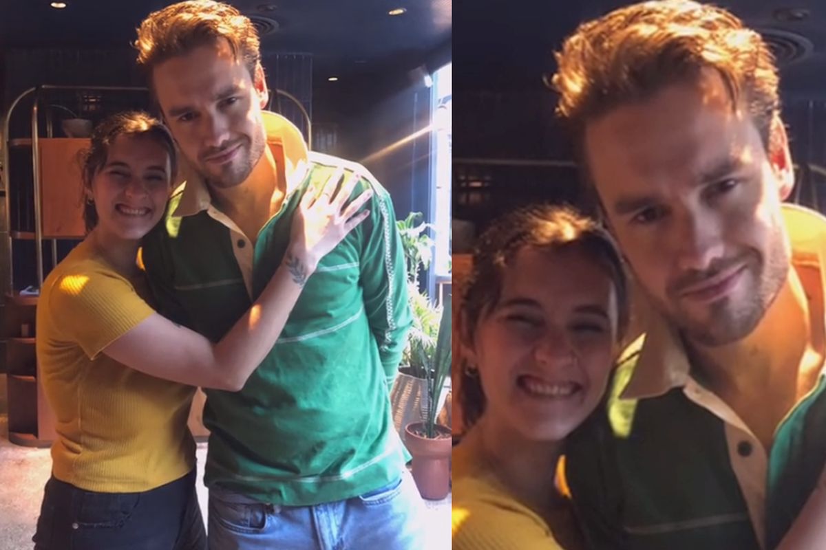 Liam Payne com a fã argentina