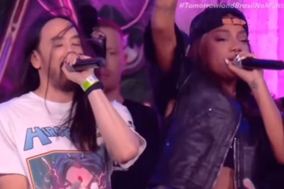 Ludmilla e Steve Aoki na Tomorrowland Brasil