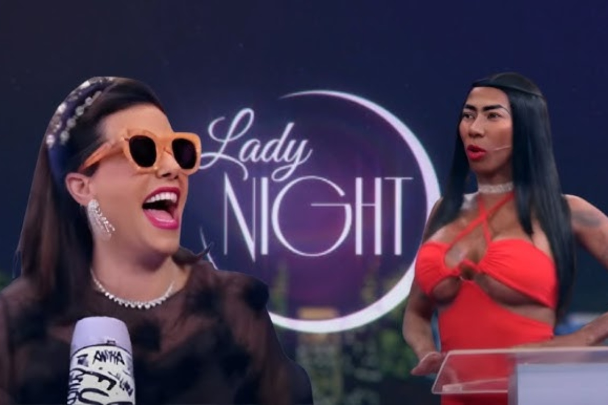 Narcisa Tamborindeguy e Inês Brasil no Lady Night