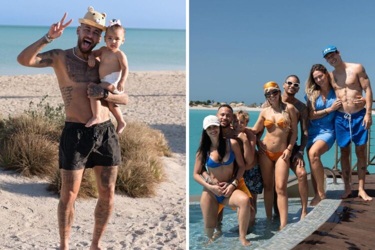 Neymar, Bruna Biancardi, Mavie e Davi Lucca