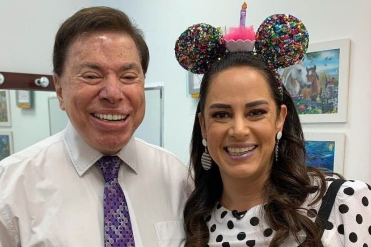 Silvio Santos e Silvia Abravanel