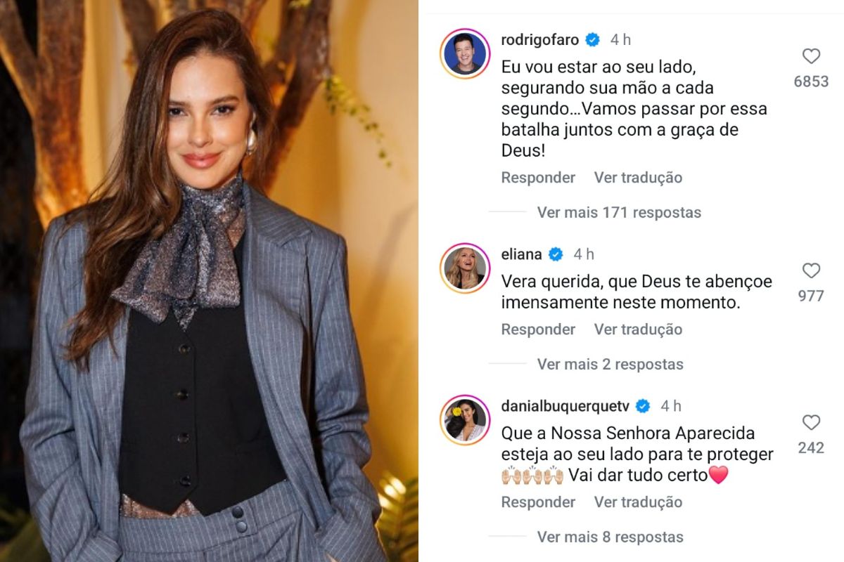 Vera Viel ganha apoio de famosos após diagnóstico de câncer