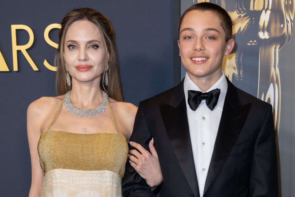 Angelina Jolie e o filho Knox