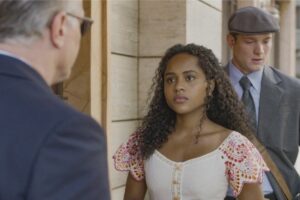 Beatriz (Duda Santos), Juliano (Fabio Assunção) e Beto (Pedro Novaes) em Garota do Momento