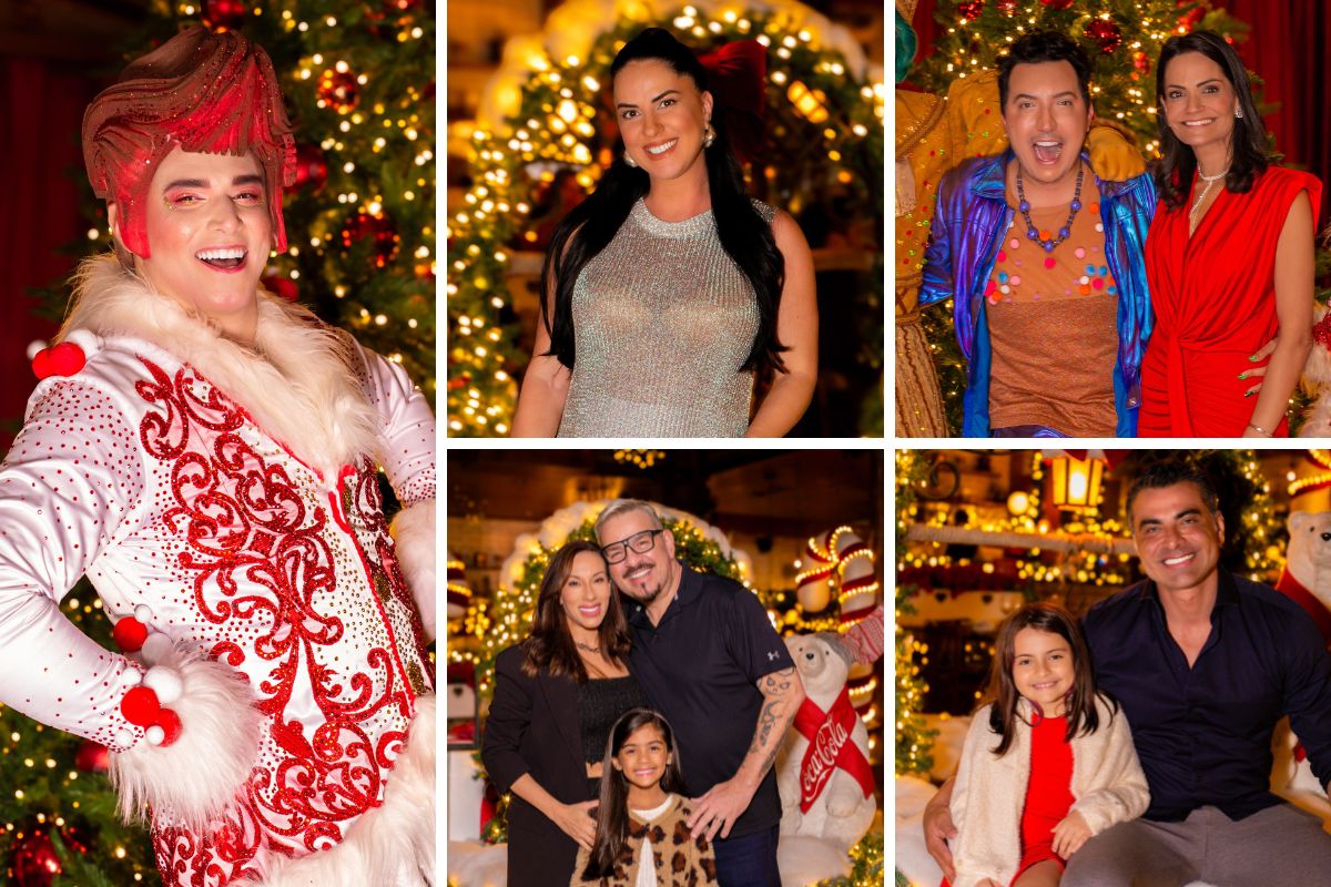 Famosos comparecem ao Natal Encantado do Chalezinho