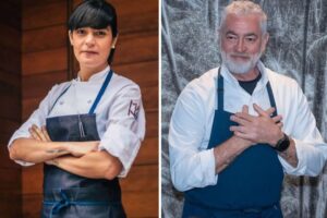 Chefs Manu Buffara e Alex Atala