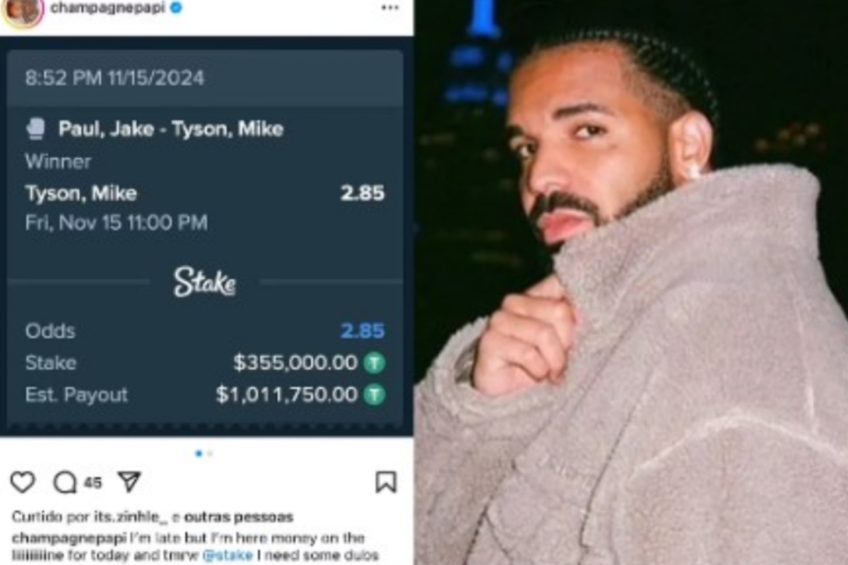 Drake aposta em Mike Tyson