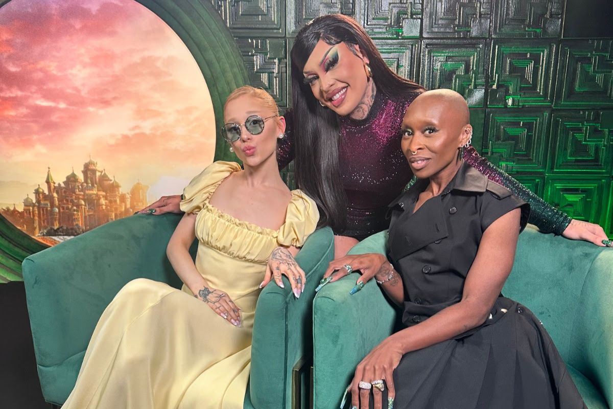 Gloria Groove entrevista Ariana Grande e Cynthia Erivo