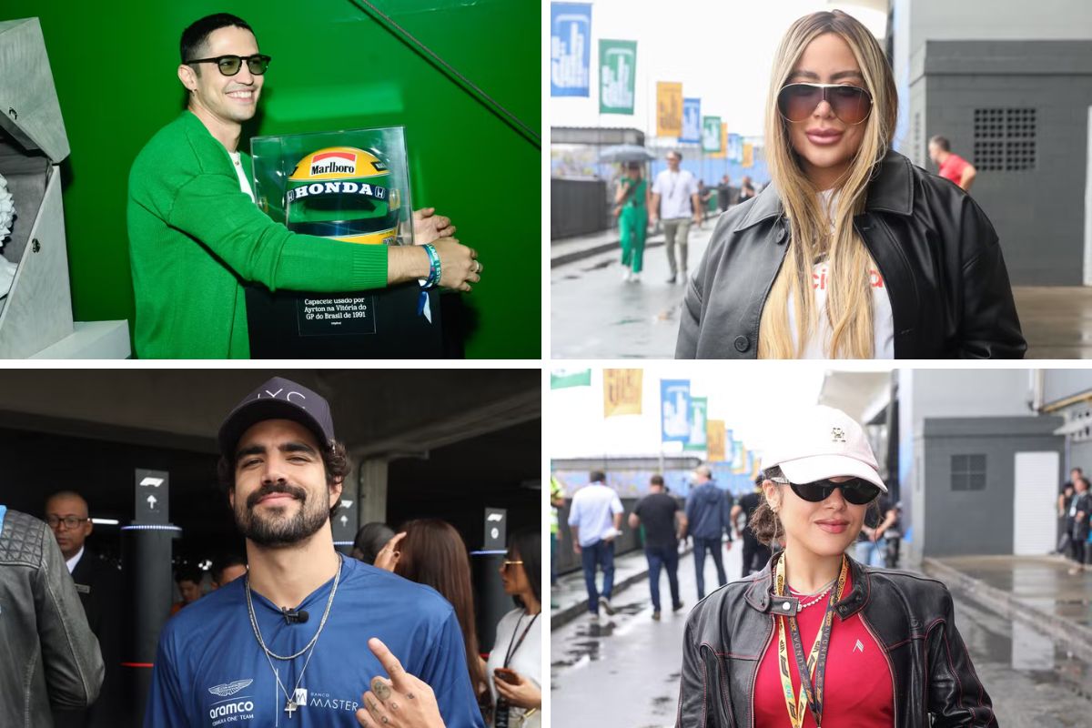 Famosos no GP São Paulo