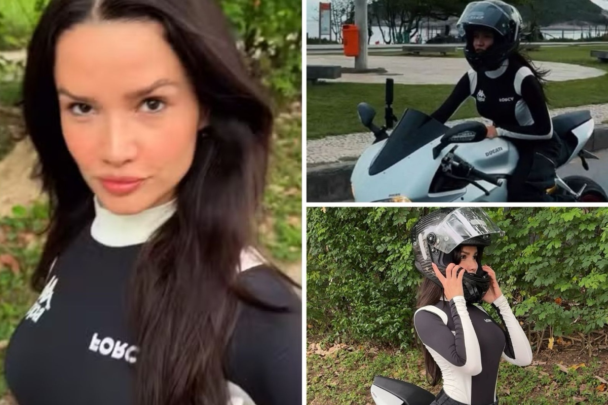 Juliette compra moto esportiva