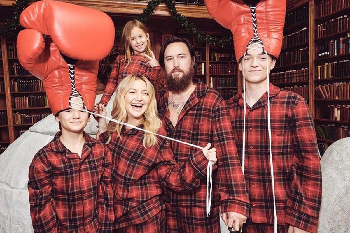 Kate Hudson e família