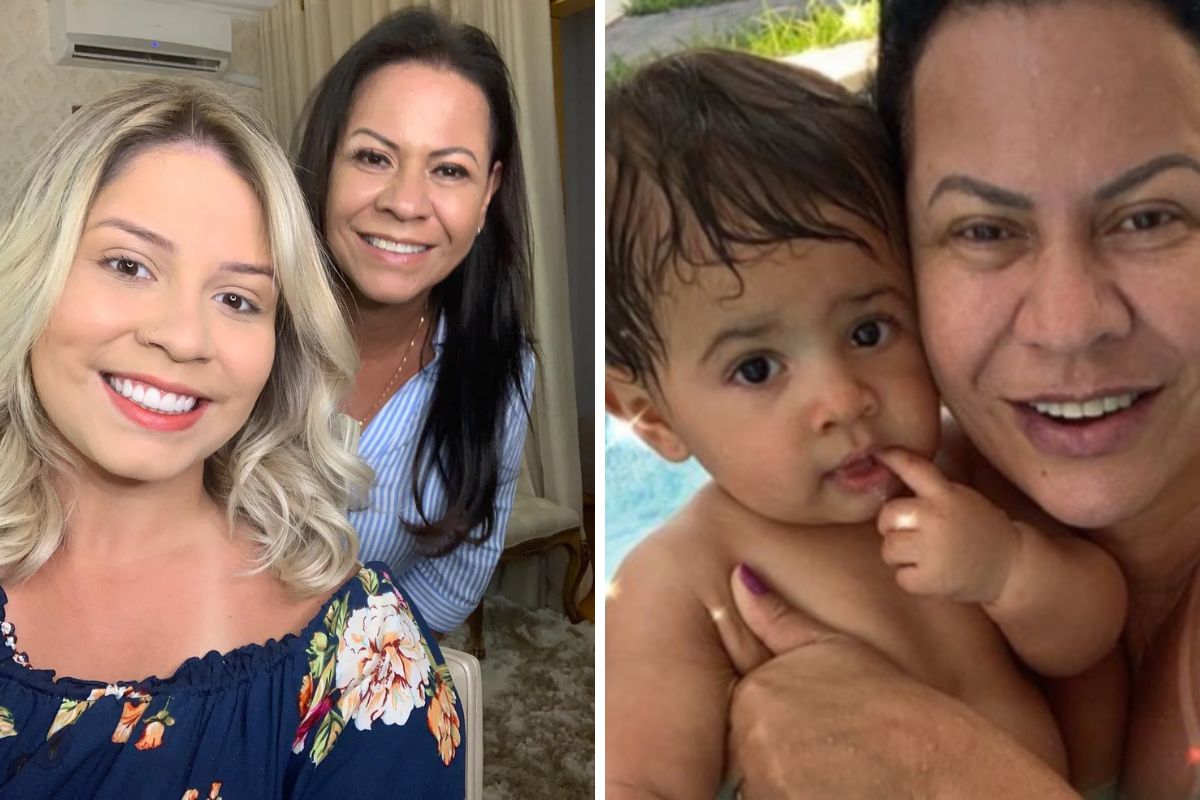 Mãe de Marília Mendonça com Léo