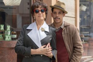 Maristela (Lilia Cabral) e Basílio (Cauê Campos) em 