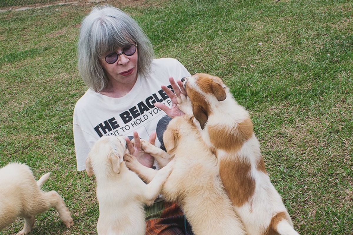 Rita Lee e cães