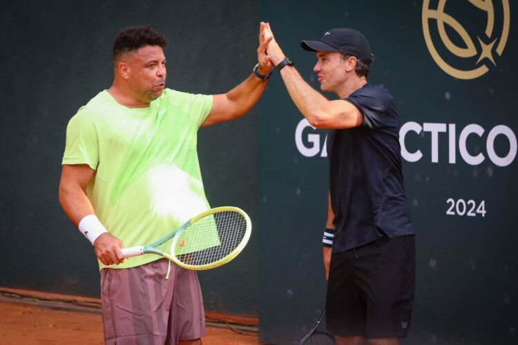 Ronaldo com Bruno Soares